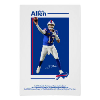 Poster de Josh Allen Buffalo Bills