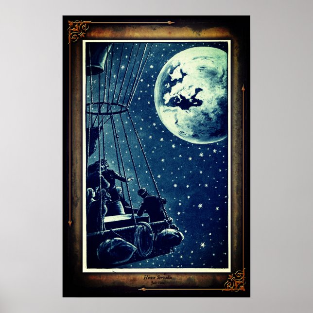 Poster de Jules Verne Hector Servadac (Devant)