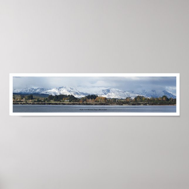 Poster de Kepler Track Mountain Range (Devant)