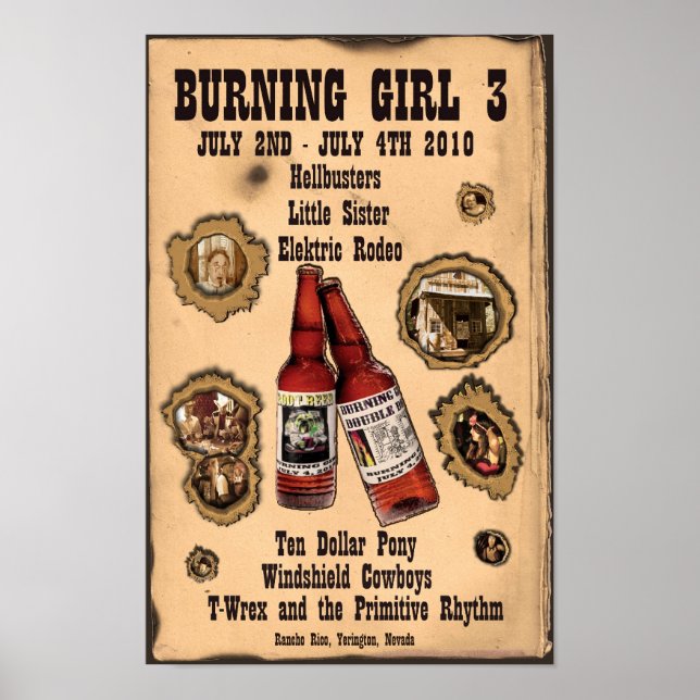 Poster de la 3e année Burning Girl 2010 (Devant)