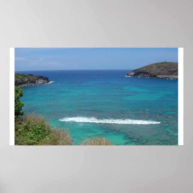 Poster de la baie Hanauma (Devant)