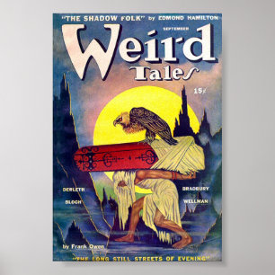Poster de la bande dessinée Weird Tales Septembre1