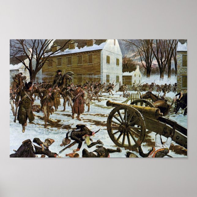 Poster de la bataille de Trenton Canvas (Devant)