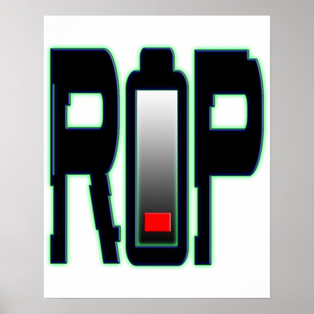Poster de la batterie RIP (Devant)