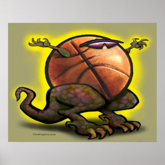 Poster de la bête de basket