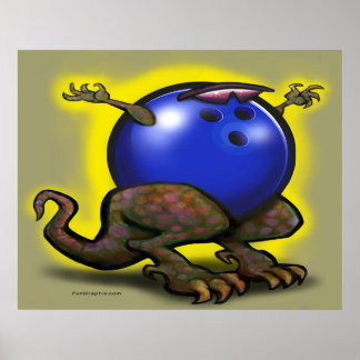 Poster de la bête de Bowling
