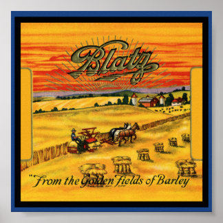 Poster de la bière de Blatz