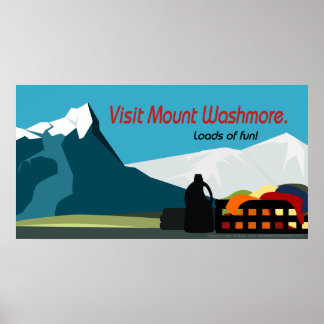 Poster de la blanchisserie de voyage, moyen