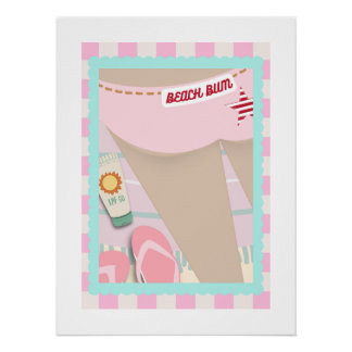 Poster de la bordure de plage 2