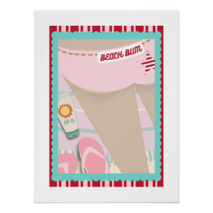 Poster de la bordure de plage 3