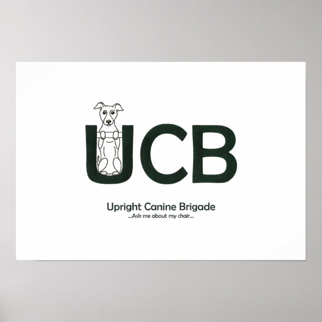 Poster de la Brigade Canine debout (Devant)
