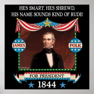 Poster de la campagne James Polk