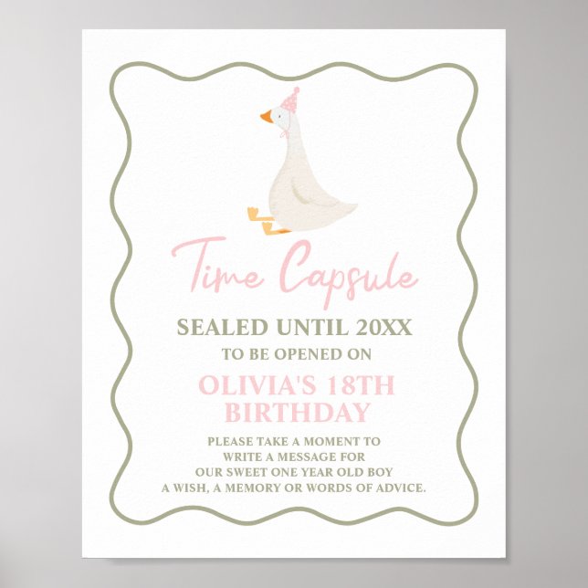 Poster de la Capsule de 1er Anniversaire de Goose  (Devant)