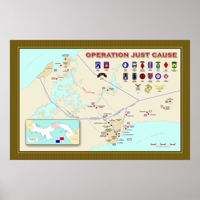 Poster de la carte Opération Juste Cause (Devant)