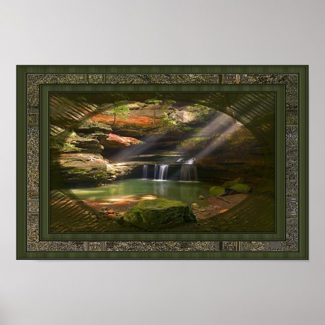 Poster de la cascade (Devant)