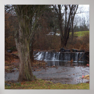 Poster de la cascade d'automne