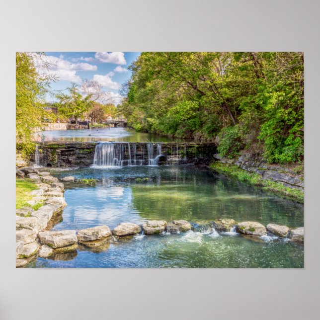 Poster de la cascade de Siloam Springs Sager Creek (Devant)