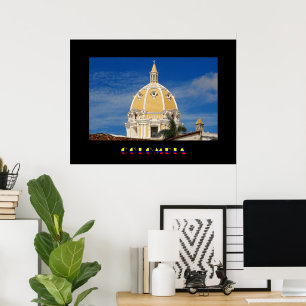 Poster de la cathédrale de San Pedro à Carthagène