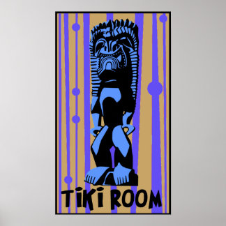 Poster de la chambre Tiki