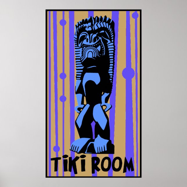 Poster de la chambre Tiki (Devant)