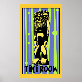 Poster de la chambre Tiki