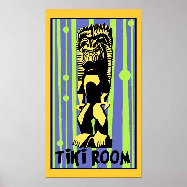 Poster de la chambre Tiki (Devant)