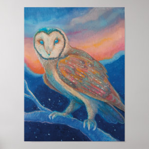 Poster de la Chouette de la twilight Barn