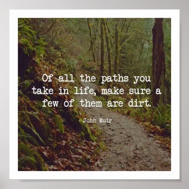 Poster de la citation de Dirt Road (Devant)