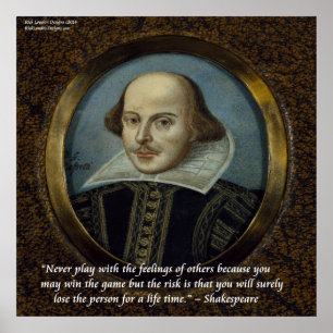 Poster de la citation Shakespeare & Sentiments
