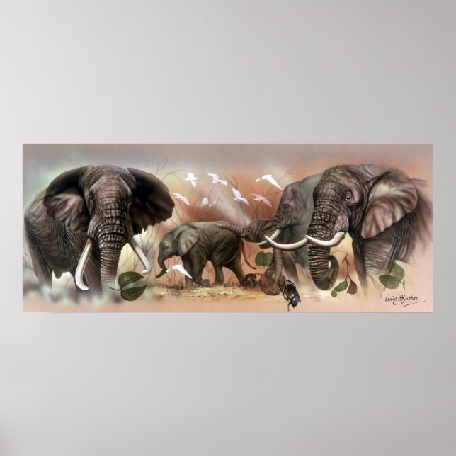 Poster de la collection Elephant (Devant)