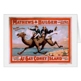 Poster de la comédie musicale "At gay Coney Island