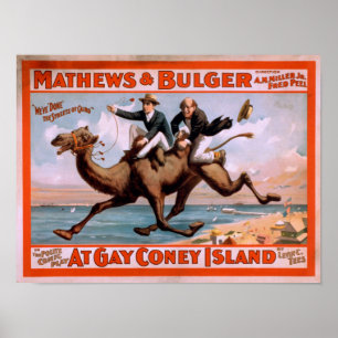 Poster de la comédie musicale "At gay Coney Island