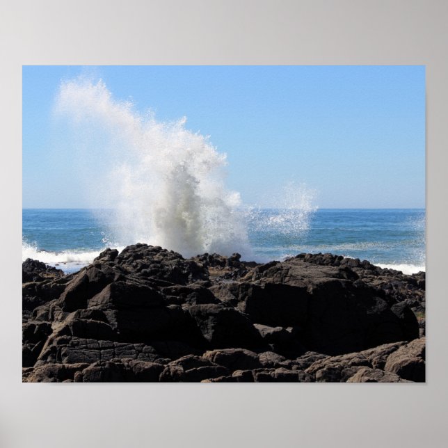 Poster de la côte de l'Oregon (Devant)