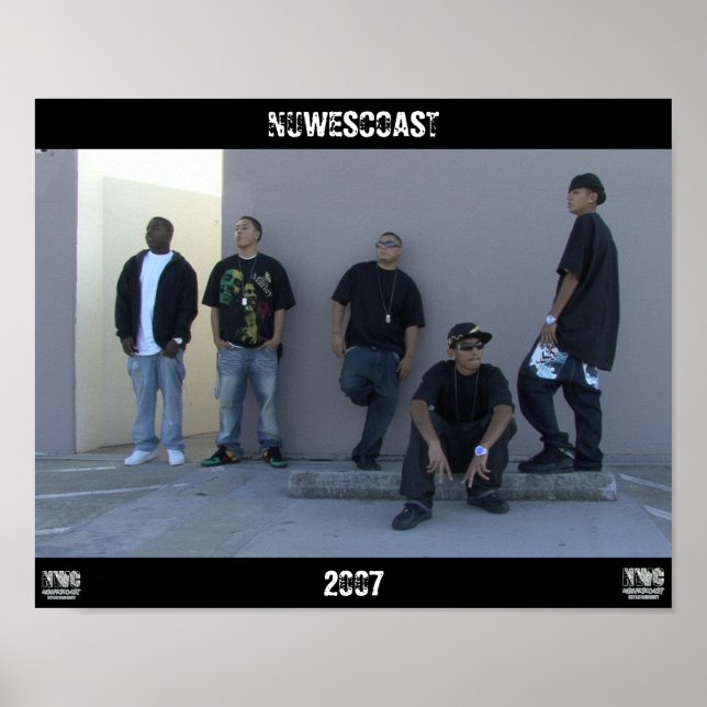 Poster de la côte ouest (18,75 po x 15 po) (Devant)