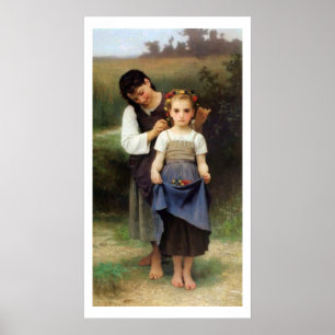 Poster de la Couronne des Fleurs, Bouguereau