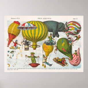 Poster de la couverture vintage du journal