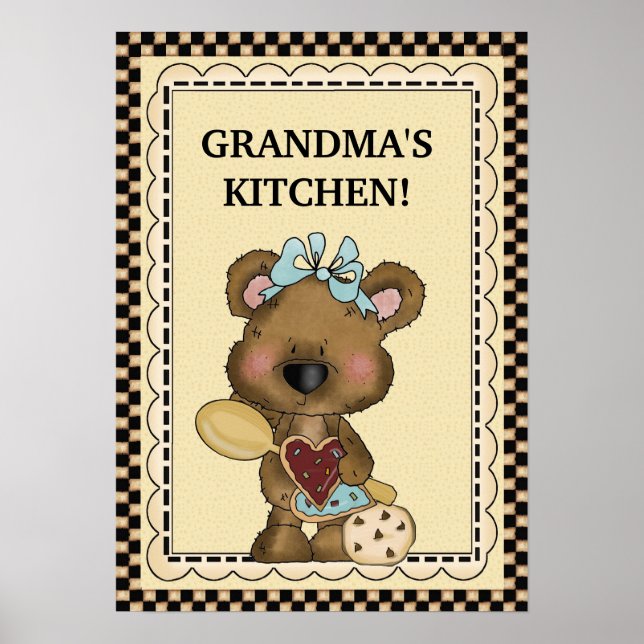 Poster de la cuisine de grand-mère (Devant)