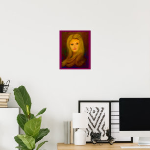 Poster de la dame blonde
