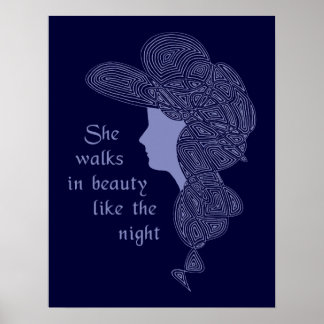 Poster de la dame de Byron