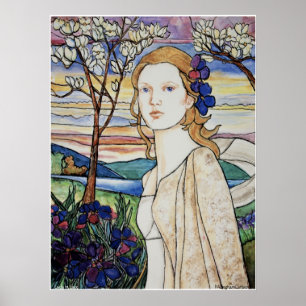 Poster de la dame de PMACarlson en dentelle