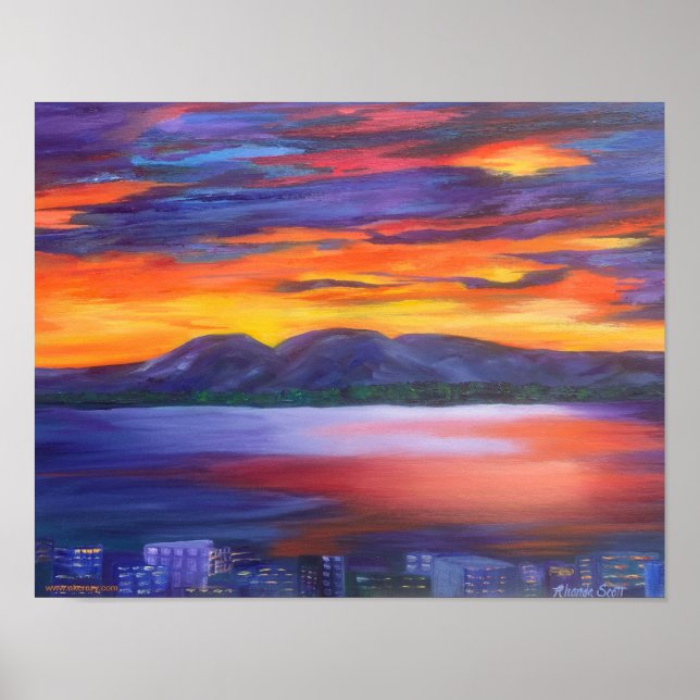 Poster de la dame Matte endormie de l'Alaska (Devant)