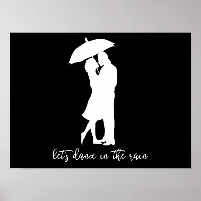 Poster de la danse dans la pluie (Devant)