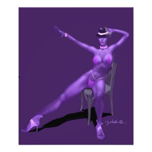 Poster de la danseuse de cabaret