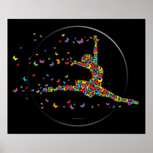 Poster de la danseuse papillon
