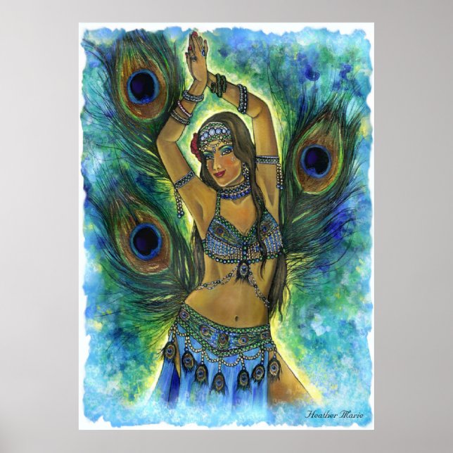 Poster de la danseuse Peacock (Devant)