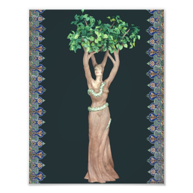 Poster de la déesse de l'arbre (Devant)