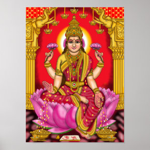 Poster de la déesse Lakshmi