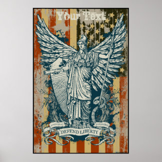 Poster de la déesse Libertas de Liberty