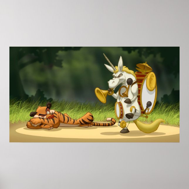 Poster de la dernière licorne (Devant)