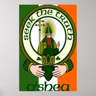 Poster de la devise O'Shea Clan Imprimer